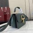 Borsa piccola con manico Gucci Siena 855536 verde