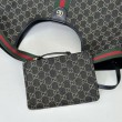Borsa tote grande Gucci Giglio 853971 bianco/nero