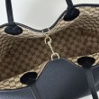 Gucci 839112 Totissima borsa grande tote reversibile nero/marrone
