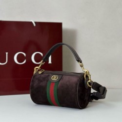 Gucci 846869 Mini borsa Ophidia scamosciato marron