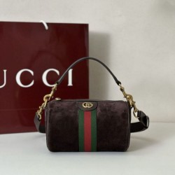 Gucci 846869 Mini borsa Ophidia scamosciato marron