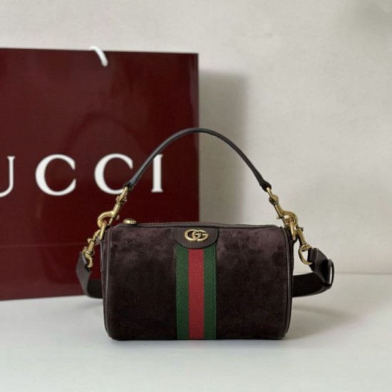 Gucci 846869 Mini borsa Ophidia scamosciato marron