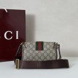 Mini borsa a tracolla Gucci Ophidia 838599 marrone