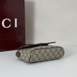 Mini borsa a tracolla Gucci Ophidia 838599 marrone