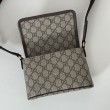 Mini borsa a tracolla Gucci Ophidia 838599 marrone