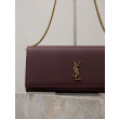 Pochette Kate YSL Saint Laurent pelle martellata Marrone Pochette Kate YSL Saint Laurent pelle martellata Marrone