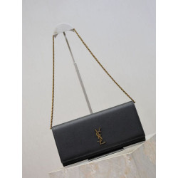 Pochette Kate YSL Saint Laurent pelle martellata nero