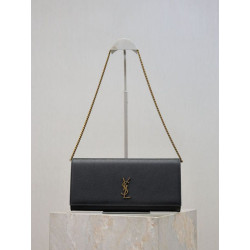 Pochette Kate YSL Saint Laurent pelle martellata nero