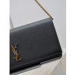 Pochette Kate YSL Saint Laurent pelle martellata nero Pochette Kate YSL Saint Laurent pelle martellata nero