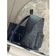 Zaino con cerniera Dior Rider 2.0 Dior Gravity blu navy uomo