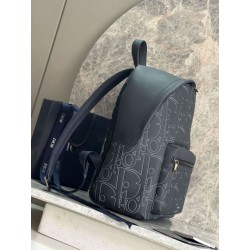 Zaino con cerniera Dior Rider 2.0 Dior Gravity blu navy uomo