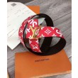 Cintura X Supreme con motivo monogram Rosso