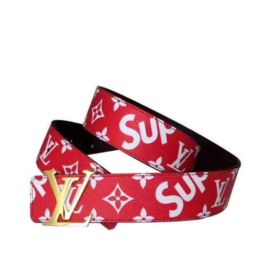 Cintura X Supreme con motivo monogram Rosso