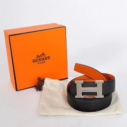 Sito Replica Hermes Nero importato H Belt HR1005B Argento Imitazioni Replica perfette Hermes Nero importato H Belt HR1005B Argento
