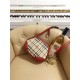 Borsa Mini Haymarket Check Shell rossa imitazioni perfette