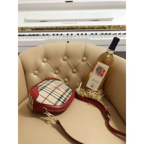 Borsa Mini Haymarket Check Shell rossa imitazioni perfette