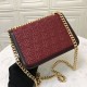 Replica 1:1 Borsa TB piccola in pelle di agnello con monogramma trapuntato rossa Outlet Borsa TB piccola in pelle di agnello con monogramma trapuntato rossa imitazioni perfette