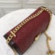 Replica 1:1 Borsa TB piccola in pelle di agnello con monogramma trapuntato rossa Outlet Borsa TB piccola in pelle di agnello con monogramma trapuntato rossa imitazioni perfette