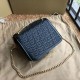 Replica 1:1 Borsa TB piccola in pelle di agnello con monogramma trapuntato nera Outlet Borsa TB piccola in pelle di agnello con monogramma trapuntato nera imitazioni perfette