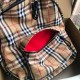 Replica 1:1 Zaino in nylon con motivo Vintage check marrone Outlet Zaino in nylon con motivo Vintage check marrone imitazioni perfette