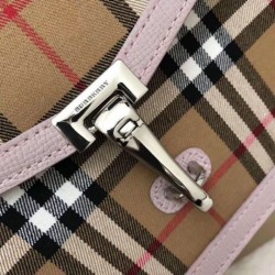 Replica 1:1 Borsa a tracolla con motivo Vintage check rosa Outlet Borsa a tracolla con motivo Vintage check rosa imitazioni perfette