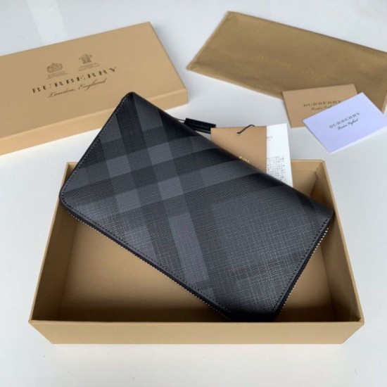 London Portafoglio uomo a quadri nero imitazioni perfette
