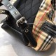 Zaino Medium da donna con motivo Vintage check e banda con icona imitazioni perfette