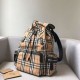 Replica 1:1 Zaino Medium Men con motivo Vintage check e banda con icona Outlet Zaino Medium Men con motivo Vintage check e banda con icona imitazioni perfette