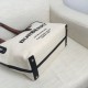 Borse Firmate Replica Horseferry tote in tela stampa logo Caffè imitazioni perfette