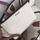 Borse Firmate Replica Horseferry tote in tela stampa logo Caffè imitazioni perfette