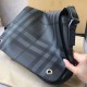 London Check Borse Firmate Replica a tracolla da uomo blu imitazioni perfette