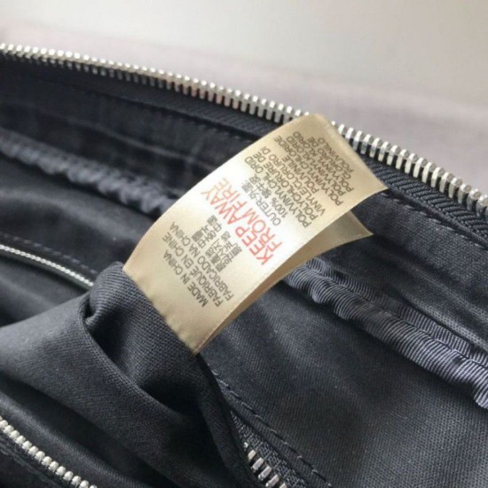 Borse Firmate Replica a tracolla Check Uomo grigia imitazioni perfette