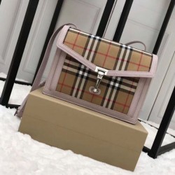 Borsa a tracolla con motivo Vintage check rosa imitazioni perfette