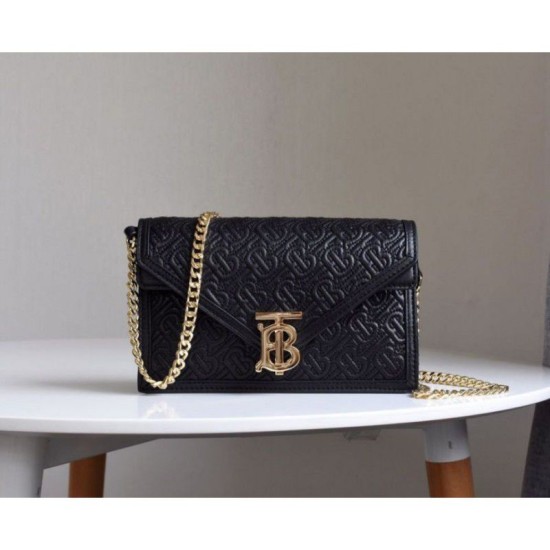 Borsa Lola in pelle di agnello trapuntata a quadri nera imitazioni perfette