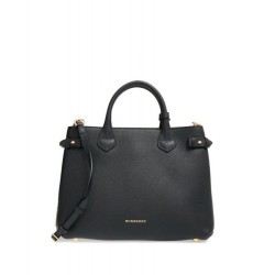 Borsa media a quadri House Check nera imitazioni perfette