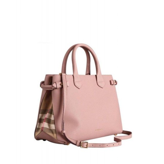 Borse Replica media a quadri House Check Rosa imitazioni perfette