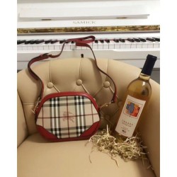 Borsa Mini Haymarket Check Shell rossa imitazioni perfette