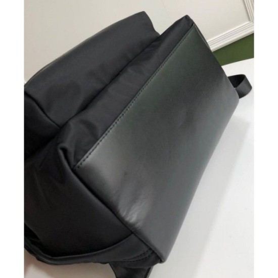 Zaino in nylon stampa logo Nero imitazioni perfette