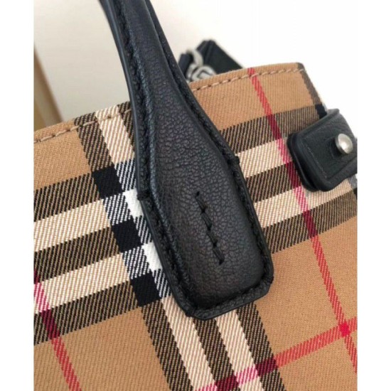 piccolo striscione in nero check vintage imitazioni perfette
