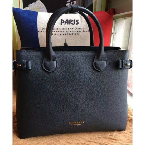 Borsa media a quadri House Check Blu scuro imitazioni perfette