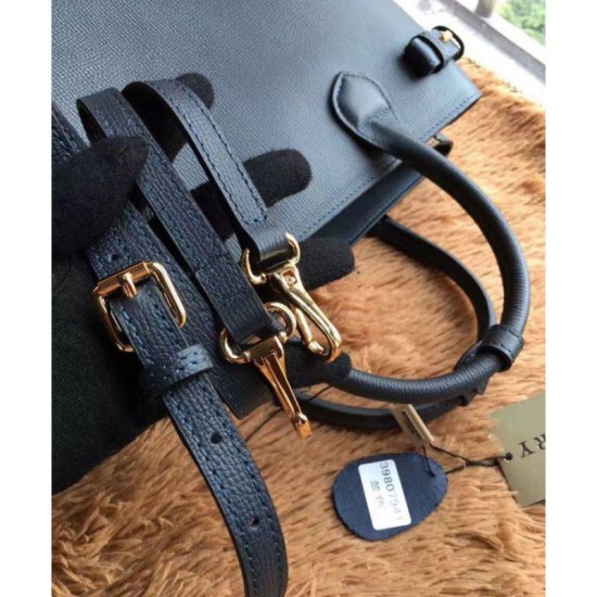 Borsa media a quadri House Check Blu scuro imitazioni perfette