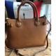 Medium Banner House Check Tote Coffee imitazioni perfette