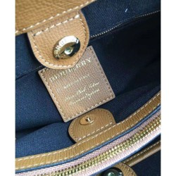 Medium Banner House Check Tote Coffee imitazioni perfette