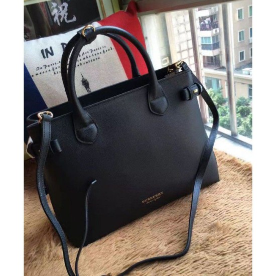 Borsa media a quadri House Check nera imitazioni perfette
