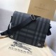 London Check Borse Firmate Replica a tracolla da uomo blu imitazioni perfette