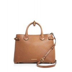 Medium Banner House Check Tote Coffee imitazioni perfette