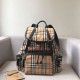 Zaino Medium Men con motivo Vintage check e banda con icona imitazioni perfette