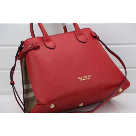 Riproduzione Fedele Baby Banner House Check Borse Rosso imitazioni Replica Alta Qualità Baby Banner House Check Borse Rosso