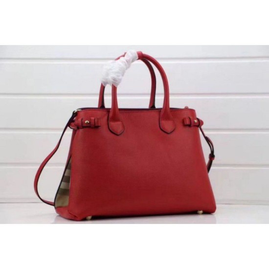 Riproduzione Fedele Baby Banner House Check Borse Rosso imitazioni Replica Alta Qualità Baby Banner House Check Borse Rosso