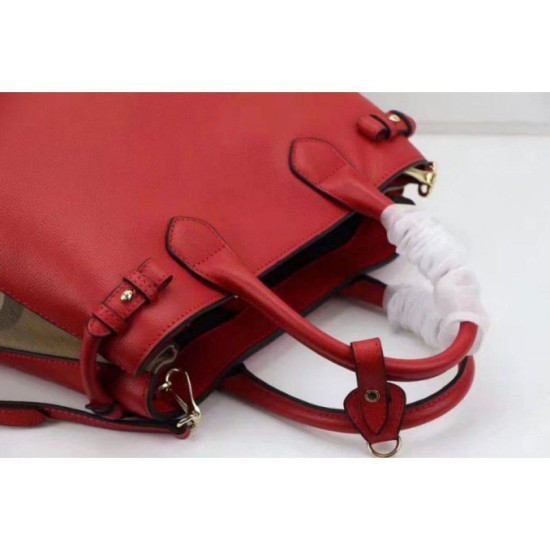 Riproduzione Fedele Baby Banner House Check Borse Rosso imitazioni Replica Alta Qualità Baby Banner House Check Borse Rosso